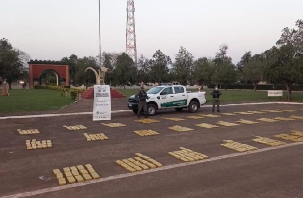 Gendarmería incautó 720 kilogramos de marihuana en Jardín América