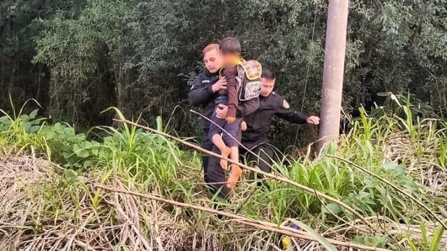 Hallan sano y salvo a un niño perdido en Oberá.
