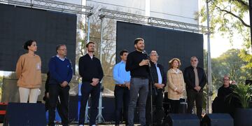 El gobernador Maximiliano Pullaro estuvo en Rafaela para el sorteo de los 315 lotes