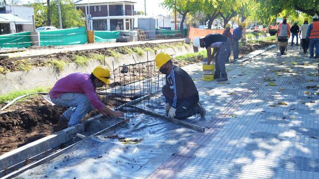 Los trabajos en el paseo Luis Huerta ahora stán enfocados en la cuarta cuadra.