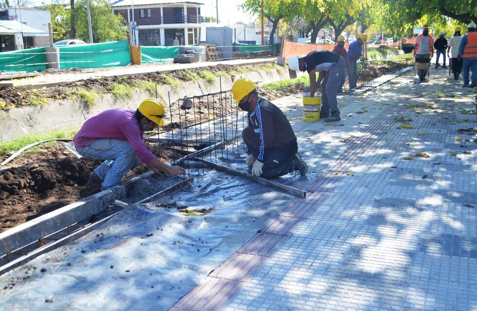 La obra del paseo Luis Huerta ingresó en la cuarta etapa