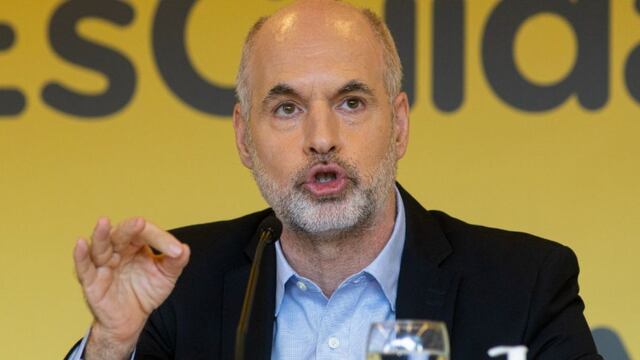 El jefe de Gobierno porteño, Horacio Rodríguez Larreta, se refirió al fallo de la Corte Suprema de Justicia en cuanto a la Coparticipación. Foto: Los Andes.