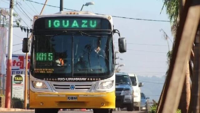 Rige el nuevo aumento al boleto urbano en Puerto Iguazú.