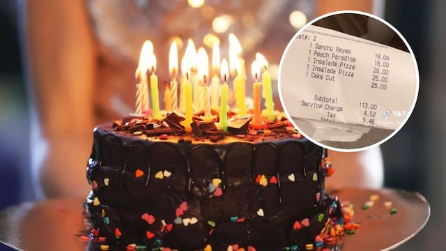 Llevó su propio pastel de cumpleaños a un restaurante y le cobraron por cortarlo