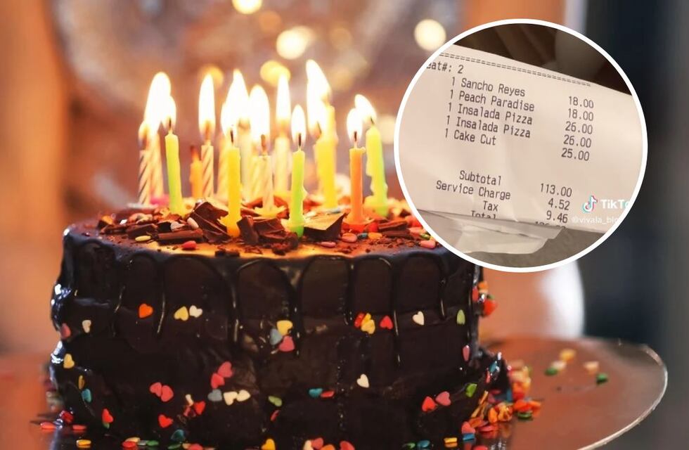 Viral: llevó su propio pastel de cumpleaños a un restaurante y le cobraron por cortarlo