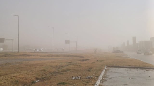 Una intensa tormenta de tierra se registró en Córdoba este miércoles 25 de junio.