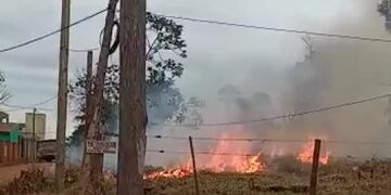 Terminó detenido luego de causar incendios en Puerto Iguazú.