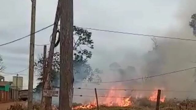 Terminó detenido luego de causar incendios en Puerto Iguazú.
