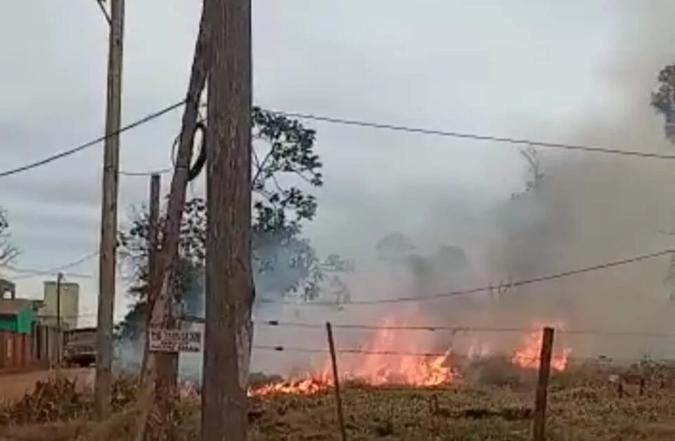Terminó detenido luego de causar incendios en Puerto Iguazú