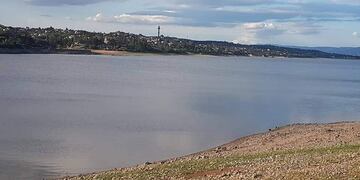 Las costas del lago en noviembre de 2020.