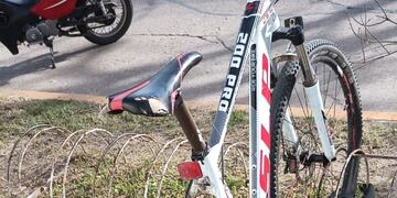 La bicicleta que intentaron robar