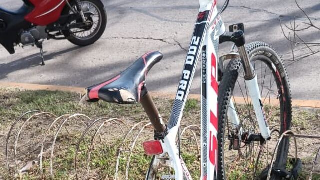 La bicicleta que intentaron robar