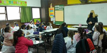 La flexibilización es solo para los estudiantes, los docentes deberán usarlo dentro de las escuelas. Foto: Orlando Pelichotti