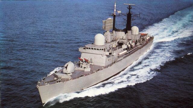 En 1982 cumplió una de las misiones más importantes de la historia naval argentina.