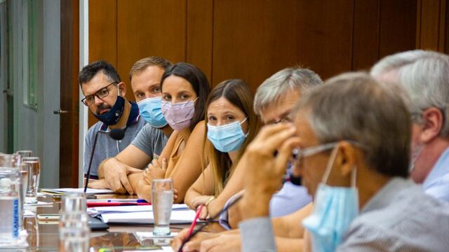 Reunión de concejales con funcionarios del Ejecutivo por el Presupuesto 2022
