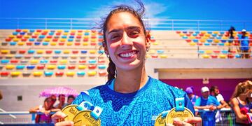 Valentina Polanco, atleta puntana