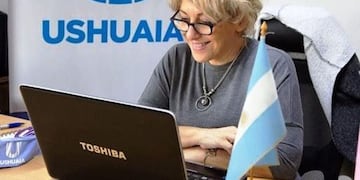 Secretaria de Cultura y Educación de la Municipalidad de Ushuaia, María José Calderón.