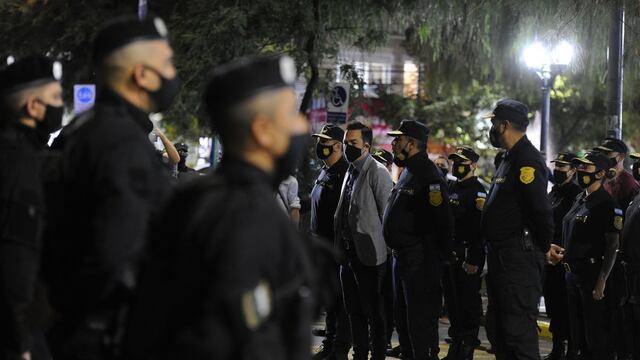 Las autoridades movilizaron a unos 2000 efectivos de la Policía en un megaoperativo de seguridad. Gentileza ANSL