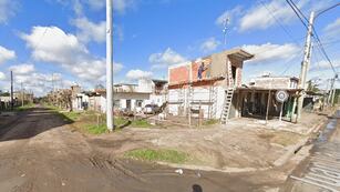 La zona en donde ocurrió el crimen, en González Catán