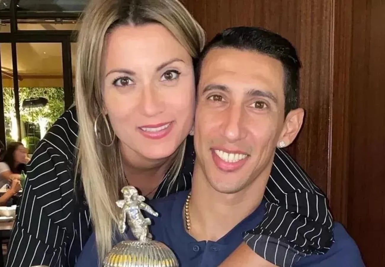 Jorgelina Cardoso y Ángel Di María