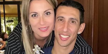 Jorgelina Cardoso y Ángel Di María