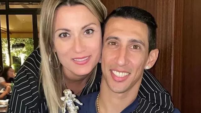 Jorgelina Cardoso y Ángel Di María