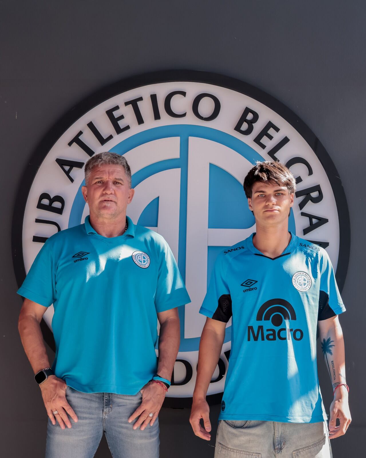 Santino Gatti firmó su primer contrato en Belgrano