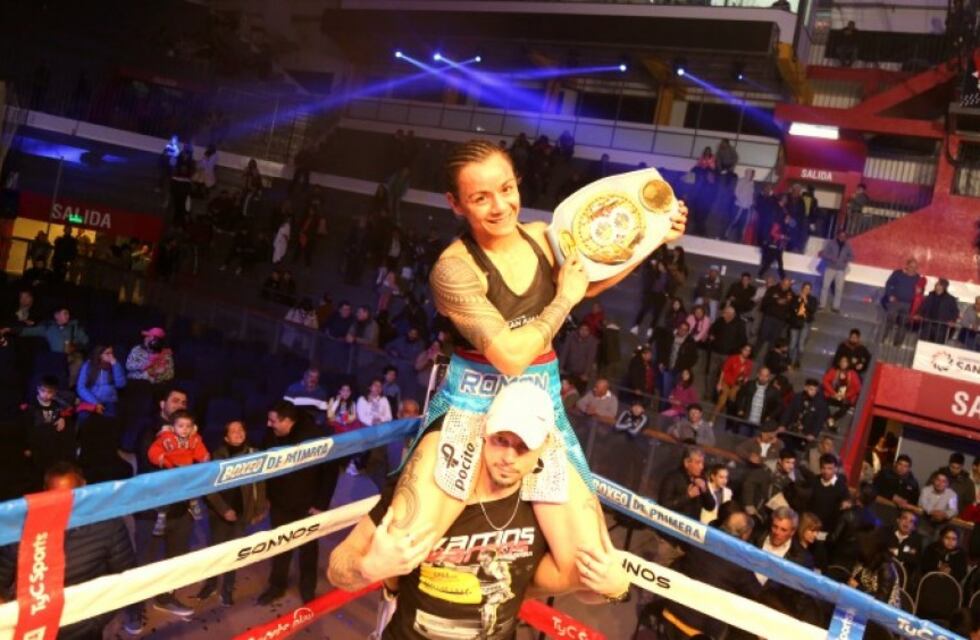 La boxeadora Cecilia Román, lista para su pelea en Estados Unidos