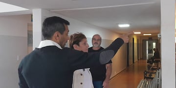 Claudia Cittadino recorrió las obras en marcha del Centro de Salud de Tres Arroyos