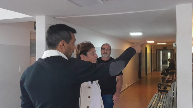 Claudia Cittadino recorrió las obras en marcha del Centro de Salud de Tres Arroyos