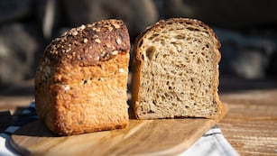 Pan lactal estilo artesanal.