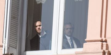 Sergio Massa
Alberto Fernández
Martín Guzmán
Foto Federico Lopez Claro
rosada ganancias