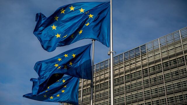 Bandera de la Unión Europea. Foto: Corresponsalía.