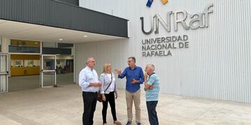 Luis Castellano recorrió el nuevo edificio de la UNRaf