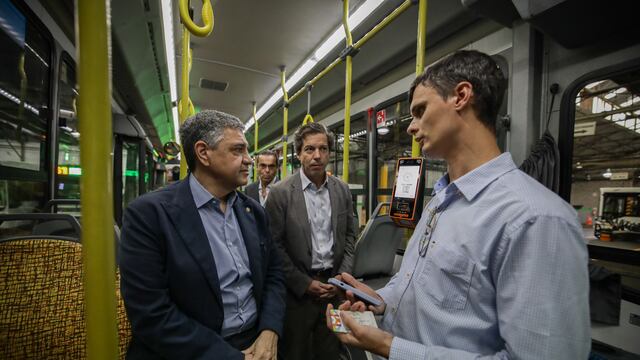 Jorge Macri presentó el Plan de Modernización de los colectivos.