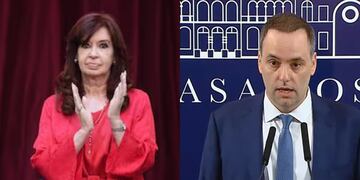 Manuel Adorni criticó a Cristina Kirchner por su posteo e ironizó con su cumpleaños. Foto: Imagen ilustrativa