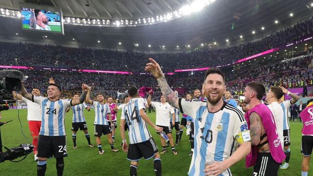 Lionel Messi, feliz tras el pase a cuartos de final. Foto: @leomessi