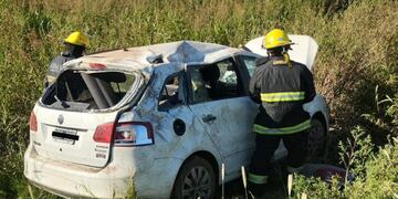 Accidente autopista 19 entre Arroyito y El Tío