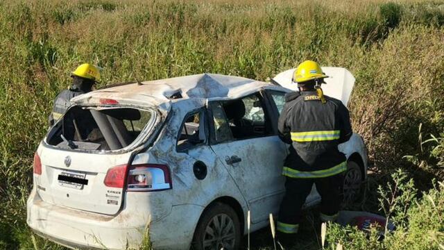 Accidente autopista 19 entre Arroyito y El Tío