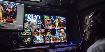 Este año, y por la pandemia, la actuación de las bandas será transmitida desde el Teatro Plaza vía TV digital y streaming. Gentileza Municipalidad de Godoy Cruz