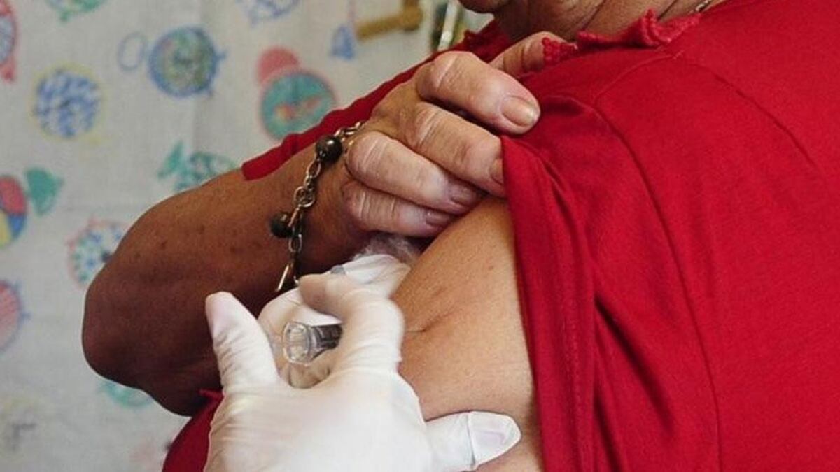 Vacunación de los mayores de 60 años en San Luis.