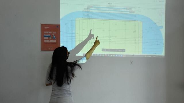 Ultima detalles para importante pista de atletismo