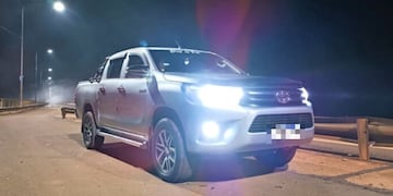 Nuevamente, otra camioneta es blanco de robo en Wanda.