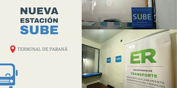 Nueva estación Sube en la Terminal de Paraná