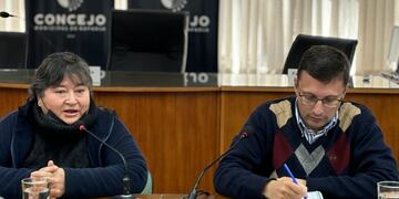 Ramona Ramallo, presidenta de la vecinal del barrio Virgen del Rosario, visitó el Concejo Municipal de Rafaela