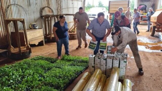 Productores misioneros recibieron asistencia del IFAI tras violento temporal.