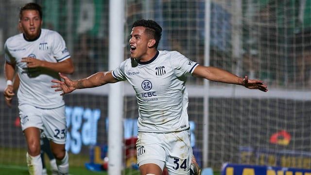 Cara de pibe y de gol para David Romero, autor del gol del triunfo para Talleres (Prensa Talleres).