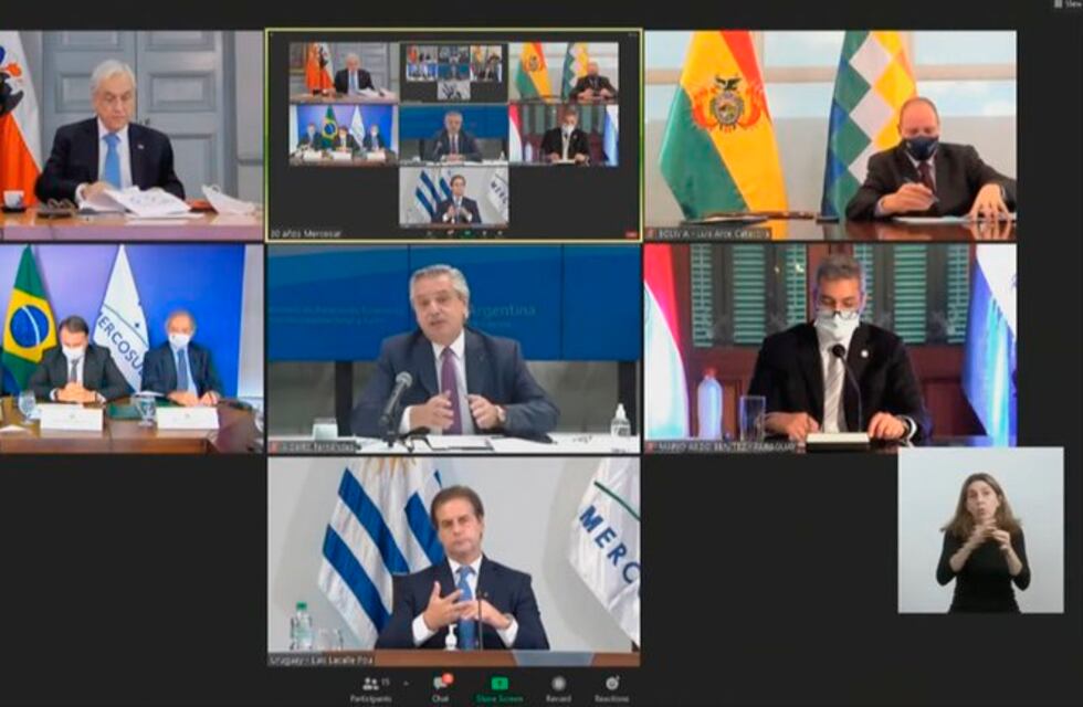 Alberto Fernández se cruzó con Luis Lacalle Pou, y en Uruguay lo acusaron de tener “actitud barrabrava”