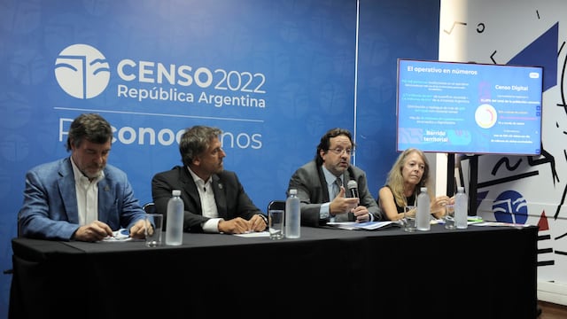 El Indec presentó cifras del Censo 2022.