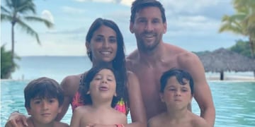 Los Messi siguen disfrutando de sus vacaciones